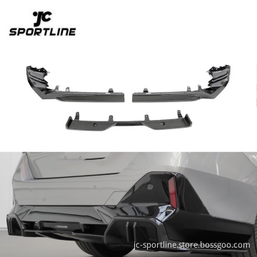 Pre-preg Carbon Fiber M60 Rear Bumper Diffuser for BMW 5 Series G60 M Sport xDrive Electric 2024